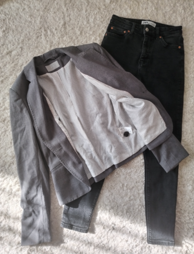 H&M sivi sako perfektan 