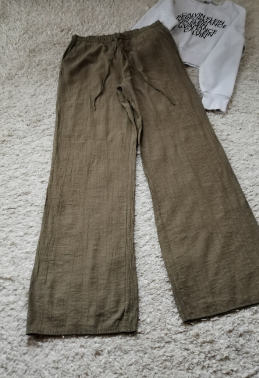 ZARA zelene plisirane pantalone ☆ Vel 38/M ☆ slika #2
