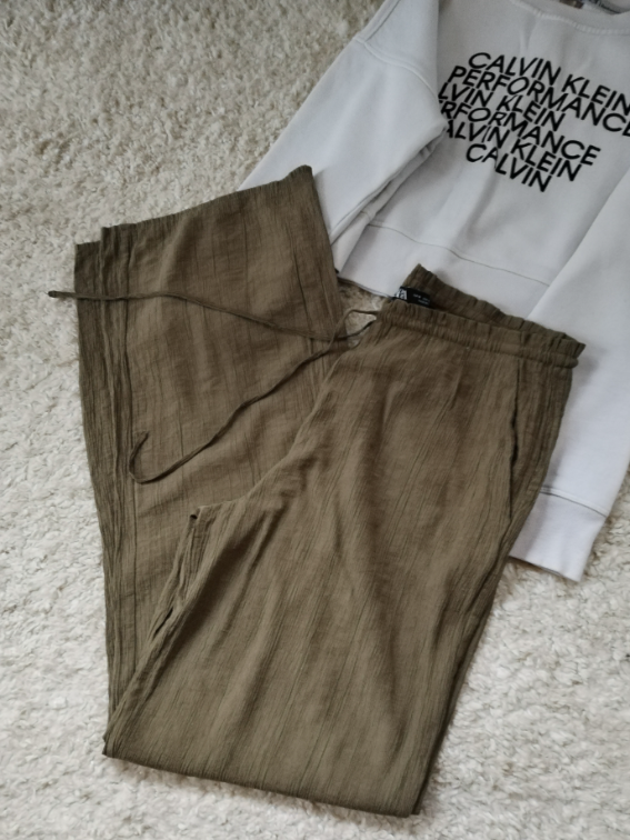 ZARA zelene plisirane pantalone ☆ Vel 38/M ☆ slika #4