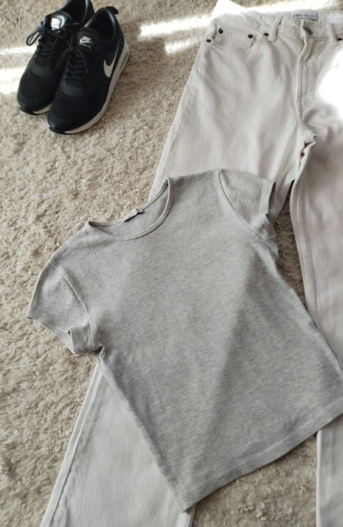 BERSHKA rebrasta majica ☆ slika #2