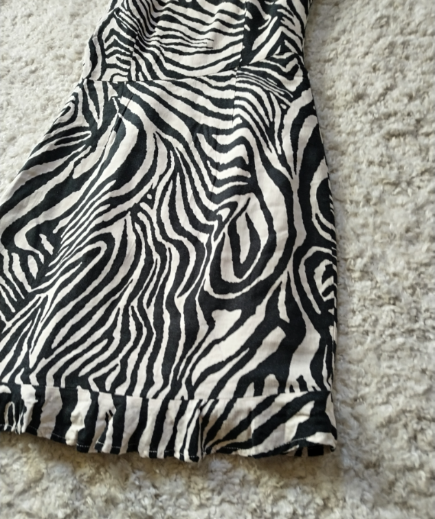 RESERVED Linen Blend haljina slika #4