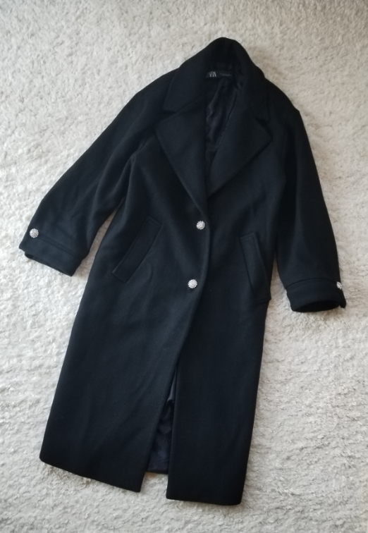 ZARA manteco kaput 54% Lana Woll slika #1