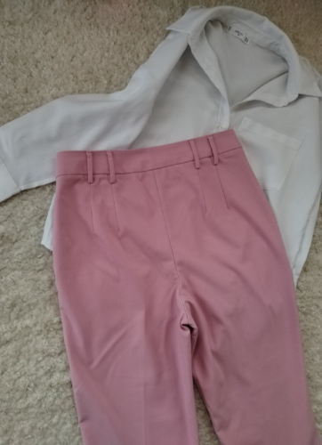 BERSHKA roze pantalone thumbnail #4