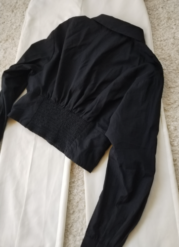 H&M crop kosulja donji deo ustručen kao korset thumbnail #3