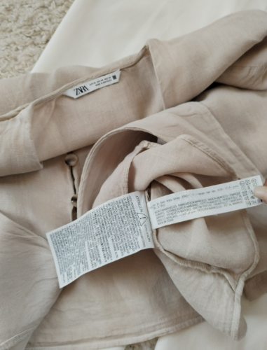 ZARA ☆ XS oversize bluza ☆ 100% Linen ☆ thumbnail #2