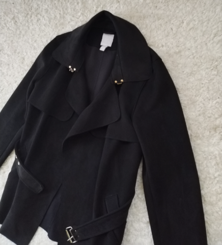H&M oversized velur mantil sako sa kaišem Odlican