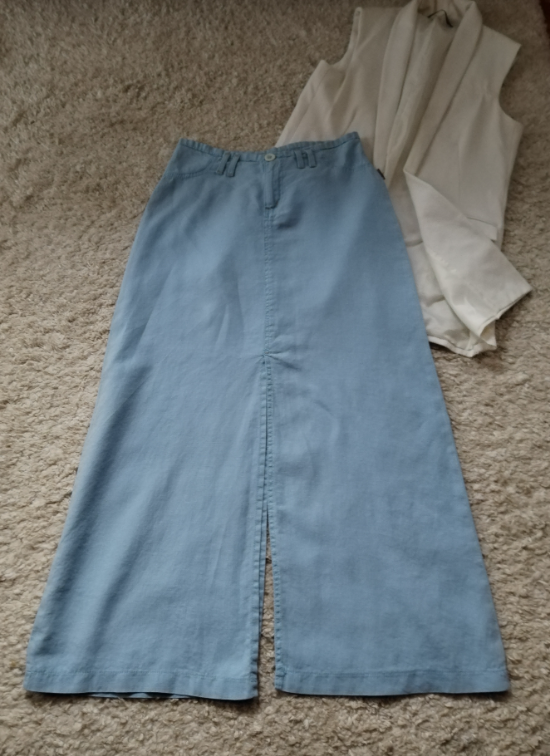 MAX & CO Max Mara maksi suknja ☆ 100% Linen ☆ S ☆ slika #1