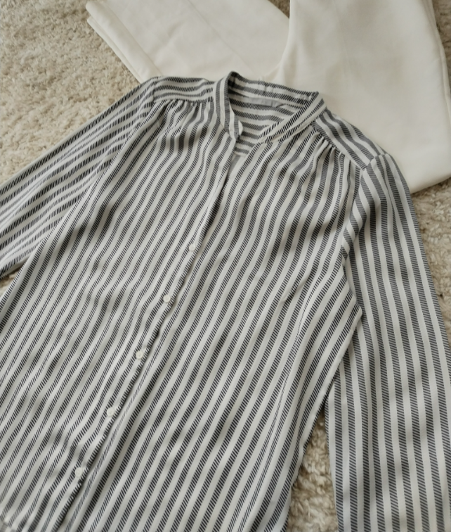 H&M košulja bela sa printom ☆ Vel 38/ M ☆ slika #4