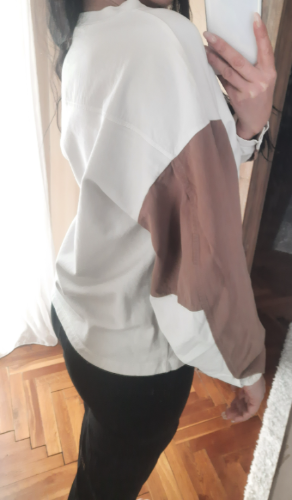 ZARA duks oversized sa kosulja rukavima thumbnail #3