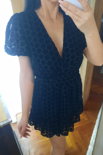 ZARA plišana haljina 