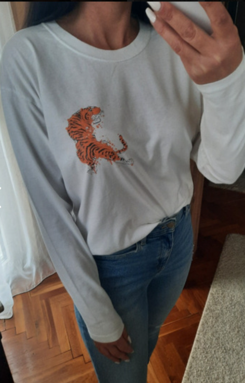 Pretty Litlle Thing duks oversized S slika #5
