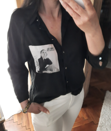 MOHITO kosulja sa slikom <  vel S oversized