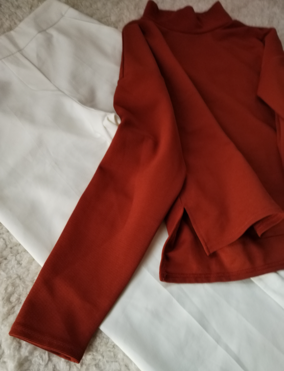 Duks bluza cigla boje slika #5