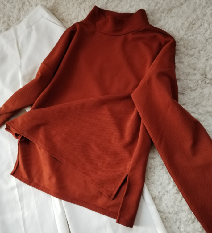 Duks bluza cigla boje slika #1
