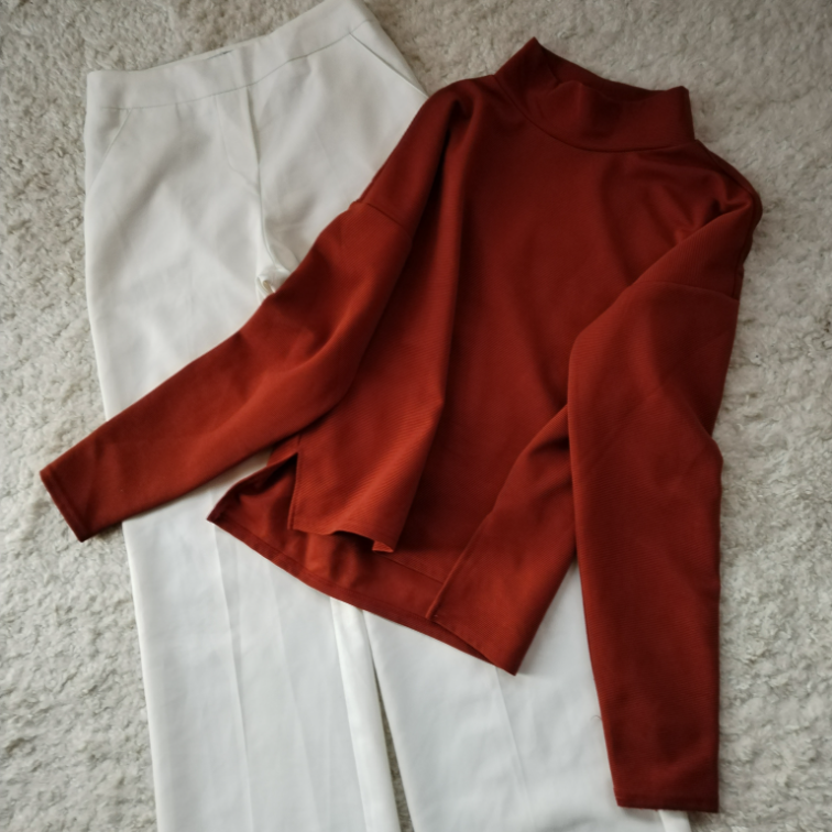 Duks bluza cigla boje slika #4