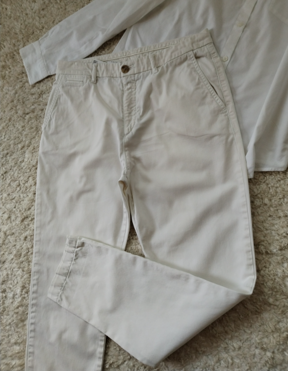 BOSS women ecru pantalone/farmerke ☆Vel 38/M slika #3
