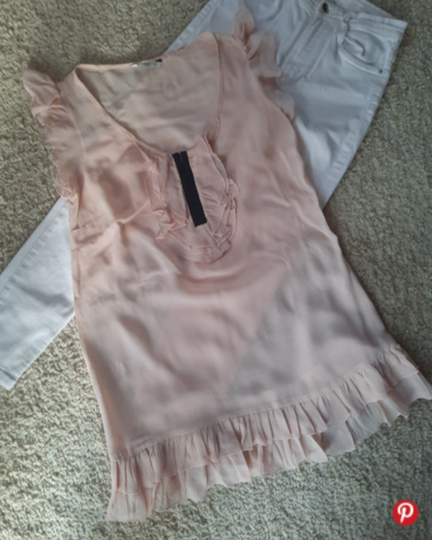 Svetlo roze majica bluza  slika #2