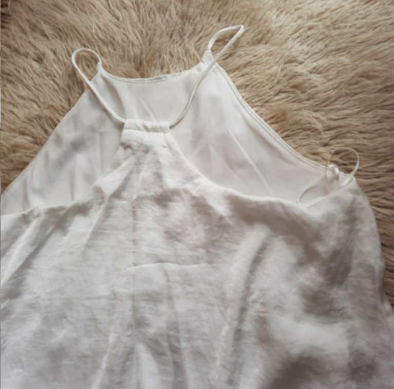 ZARA elegantni bodi svilenkast biserne boje  slika #2