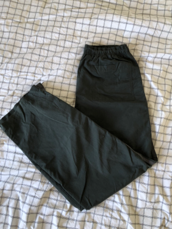 tamno zelene track pants slika #2