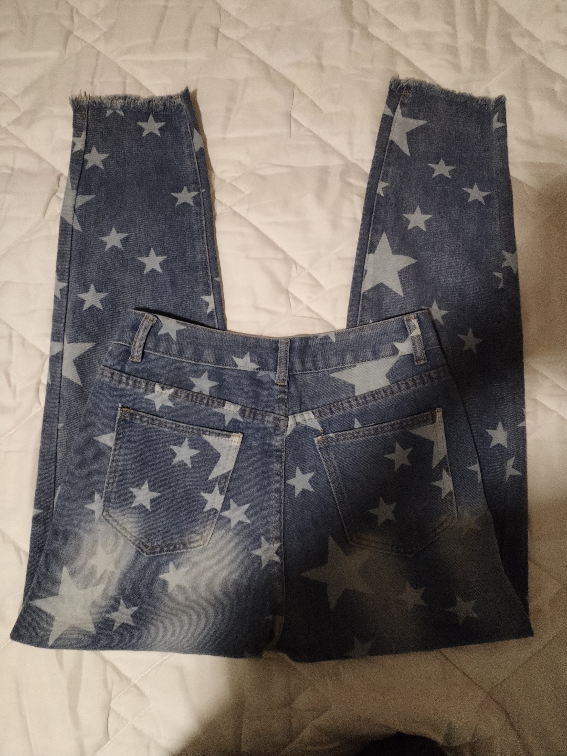 Duboke farmerke sa zvezdicama slika #4