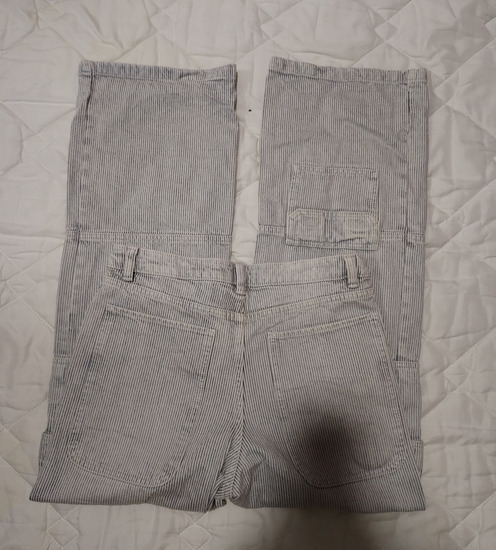 Bershka cargo farmerke na pruge slika #1