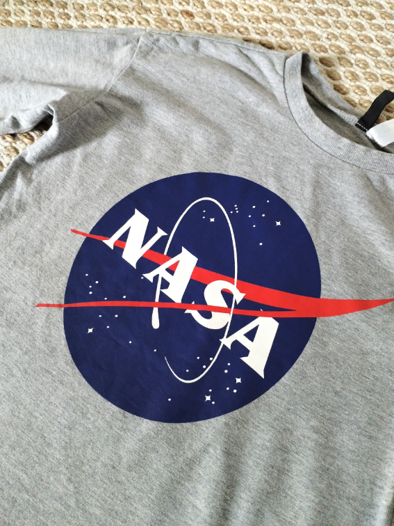 H&M Nasa duks-majica XS/S slika #3