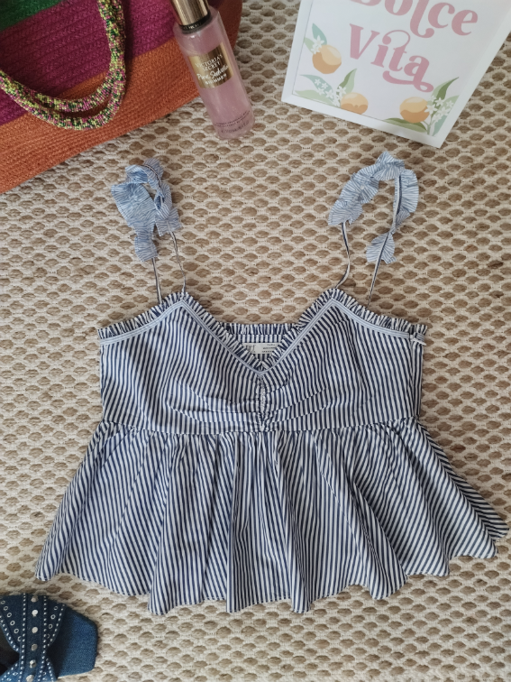 Zara bluzica sa karnerima slika #2
