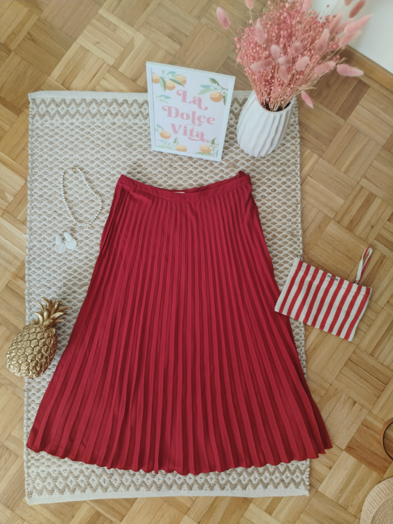 H&M plisirana suknja slika #1