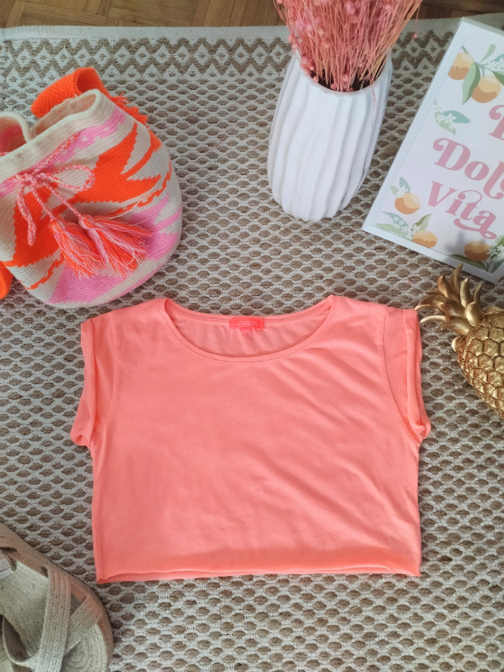 Bershka neon majica S/M slika #2