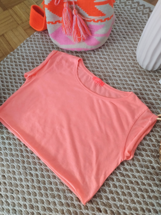 Bershka neon majica S/M slika #3
