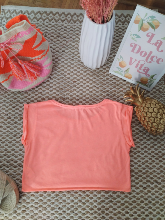 Bershka neon majica S/M slika #5