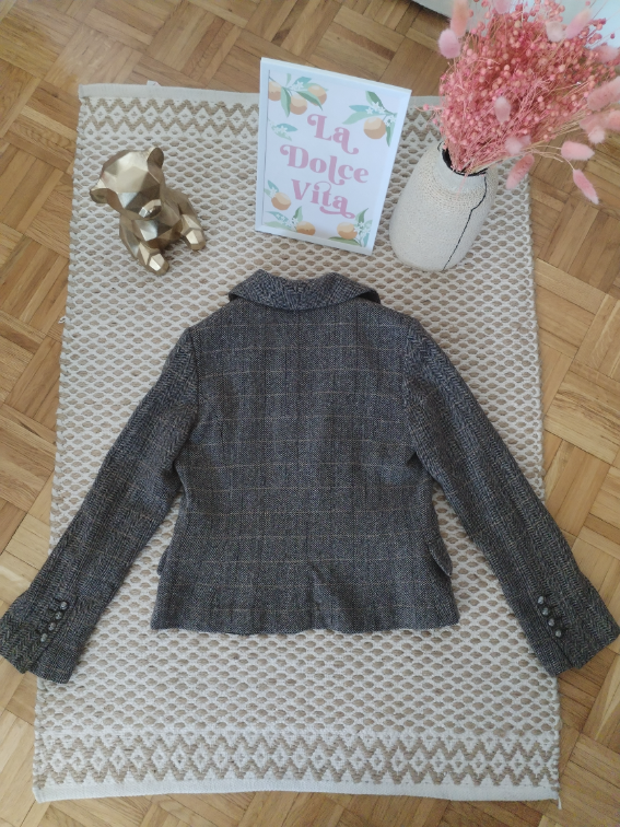 H&M blejzer sa vunom i svilom slika #2