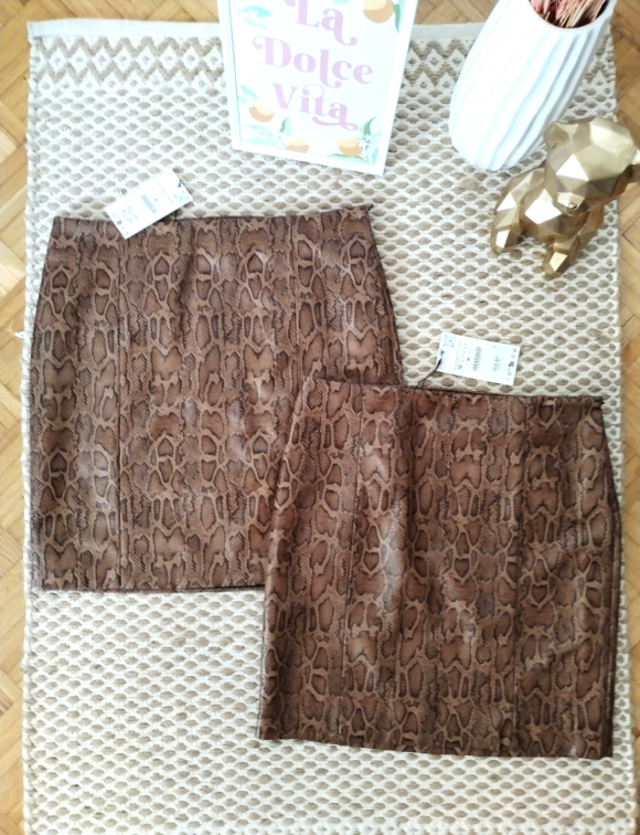 Zara nova suknja animal print (M i L)  slika #2