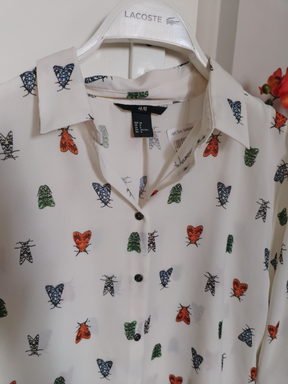 H&M nova bluza sa leptiricama slika #4