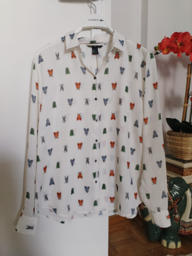 H&M nova bluza sa leptiricama