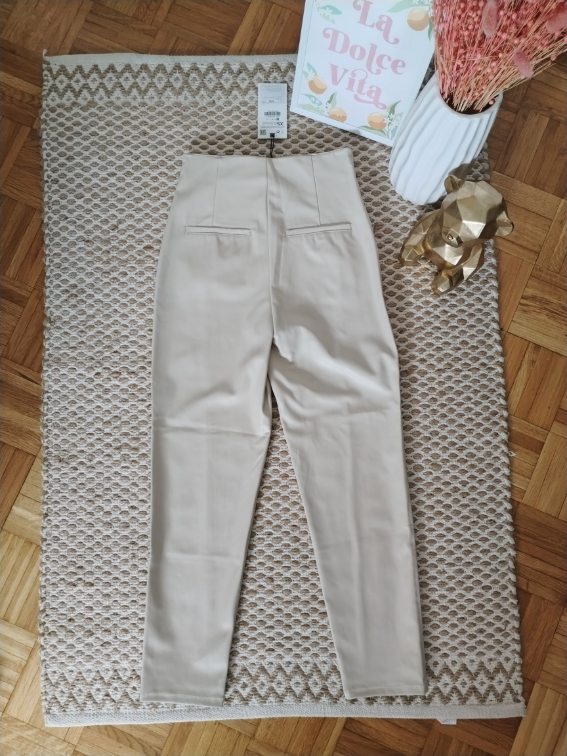 Zara nove panalone od veštačke kože XS/S slika #4
