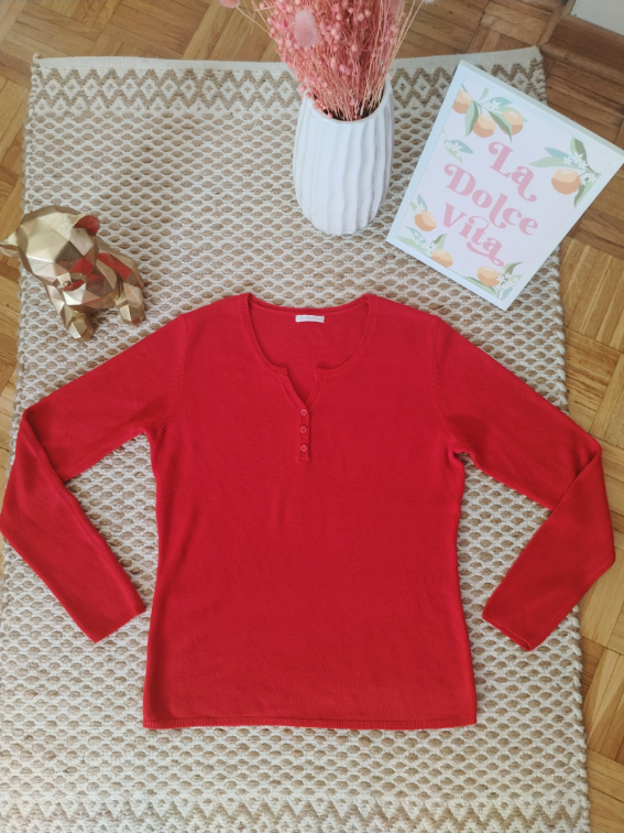 Fini džemper od vune S/M slika #2