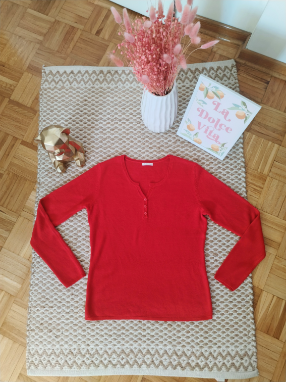 Fini džemper od vune S/M slika #1