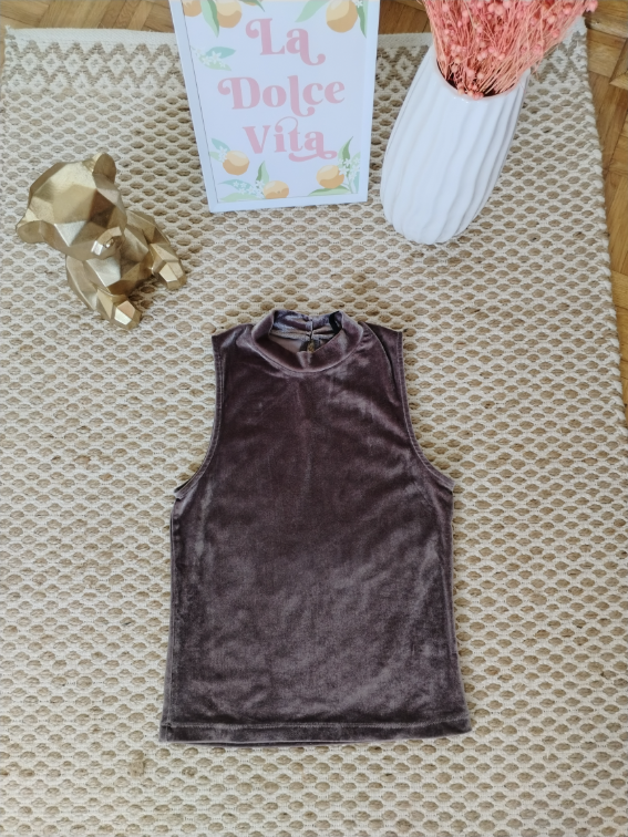 Stradivarius nova plišana polurokla S/M slika #1