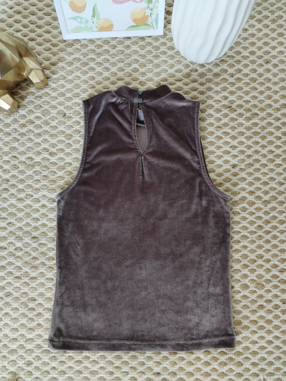 Stradivarius nova plišana polurokla S/M slika #4