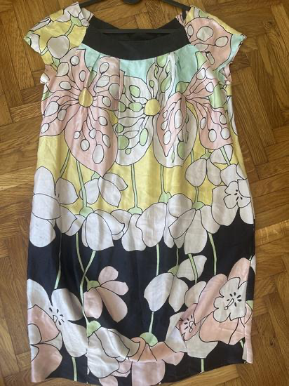Zara haljina100% svila slika #1