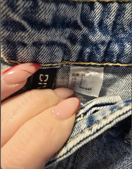 H&M farmerke XS slika #2