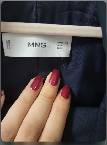 Mango teget odelo S slika #2