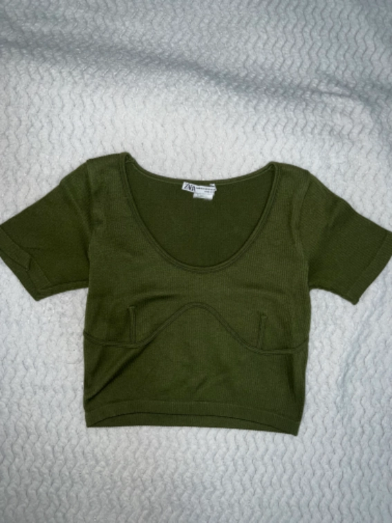 Zara crop top slika #1