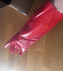 PVC radne rukavice dugacke slika #4