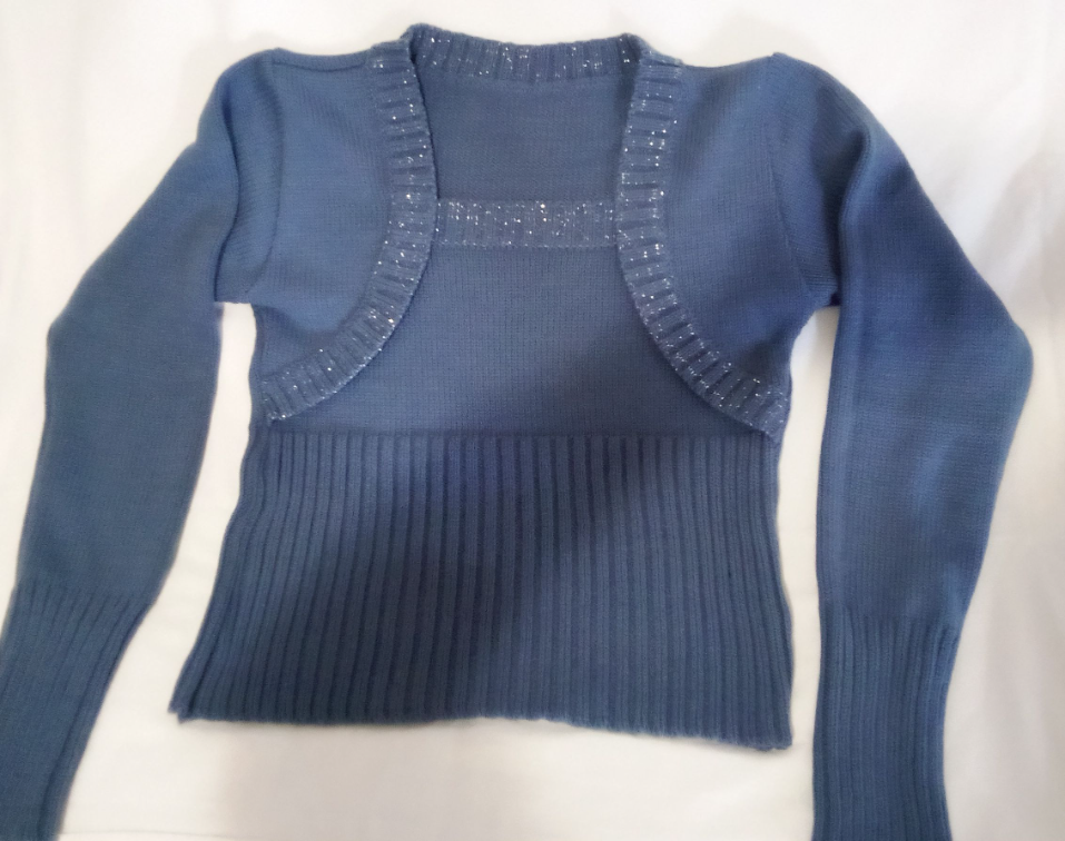 Plavi džemperić slika #2