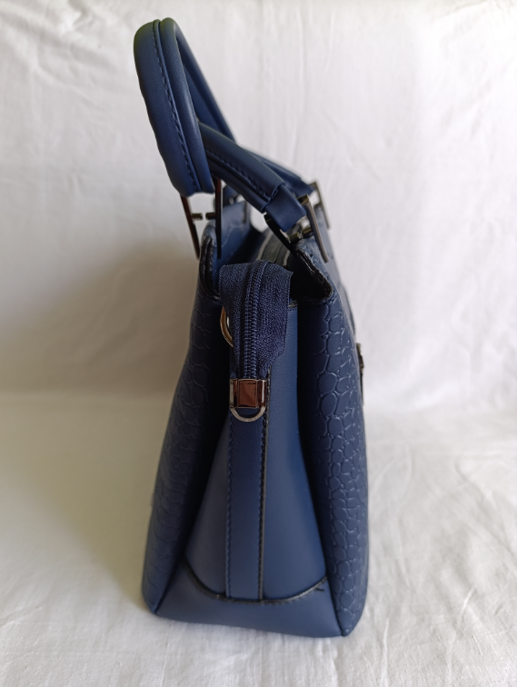 P.S. Fashion čvrsta teget torba slika #4