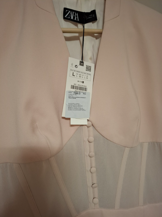 Zara korset haljina NOVO slika #2
