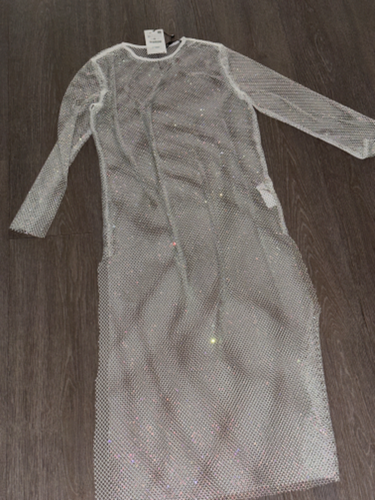Zara rhinestone haljina thumbnail #2
