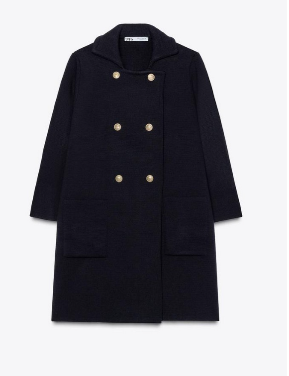 Zara pleteni kaput NOVO slika #1